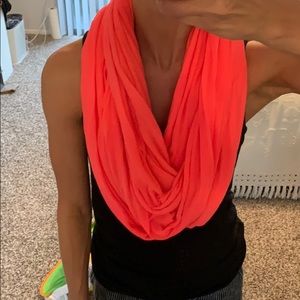 Hot pink infinity scarf